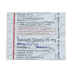 Megalis 20mg (Tadalafil)